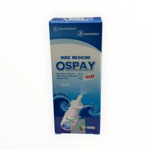 Thuốc xịt mũi Ospay Oxymetazolin điều trị viêm mũi, viêm xoang, dị ứng (Hộp 1 lọ xịt 15 ml) 9 Ospay 2