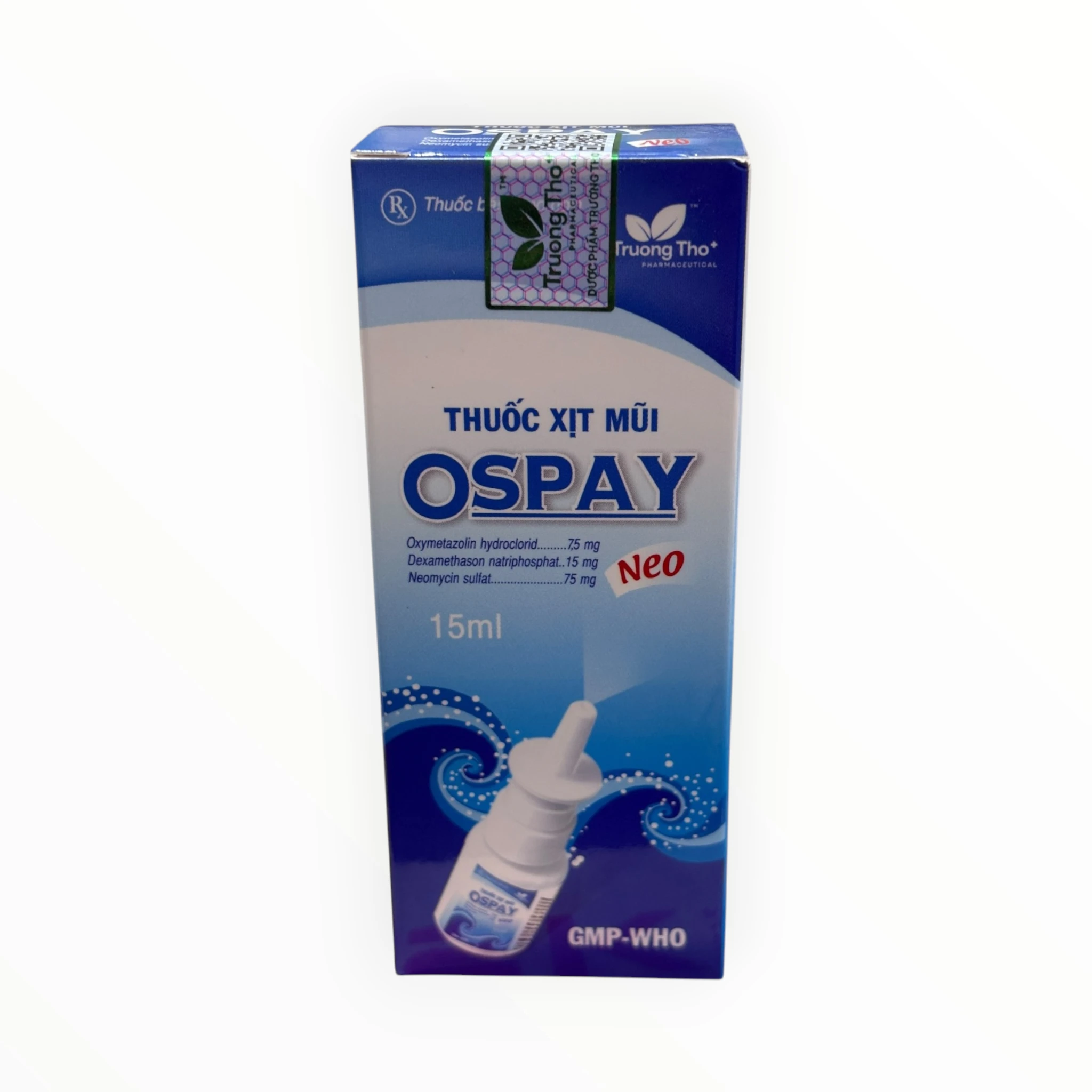 Thuốc xịt mũi Ospay Oxymetazolin điều trị viêm mũi, viêm xoang, dị ứng (Hộp 1 lọ xịt 15 ml) 4 Ospay 4