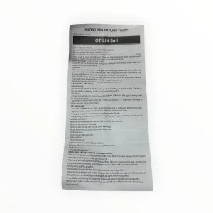 Thuốc nhỏ mũi, xịt mũi Otilin Xylometazolin hydroclorid 0,05% Chống ngạt mũi, sổ mũi (Hộp 1 lọ 8 ml (nhỏ mũi hoặc xịt mũi)) 10 Otilin 4