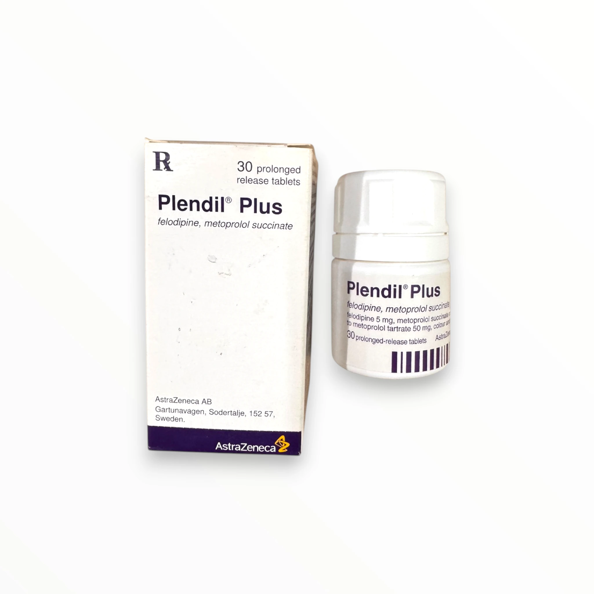 Viên nén phóng thích kéo dài Plendil Plus 5/50mg AstraZeneca Điều trị tăng huyết áp (Hộp 1 chai 30 viên nén phóng thích kéo dài) 4 Plendil plus (4)