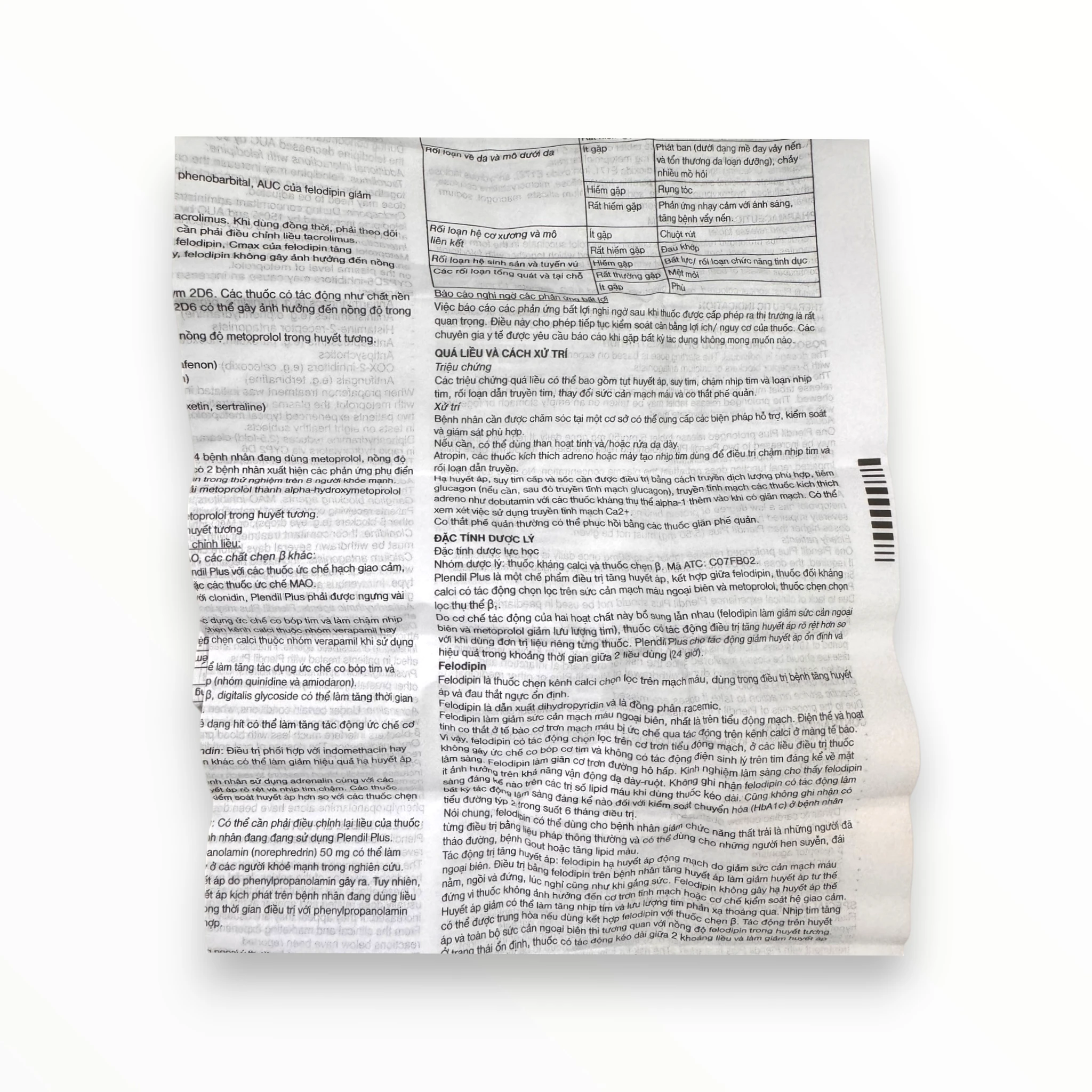 Viên nén phóng thích kéo dài Plendil Plus 5/50mg AstraZeneca Điều trị tăng huyết áp (Hộp 1 chai 30 viên nén phóng thích kéo dài) 7 Plendil plus (7)