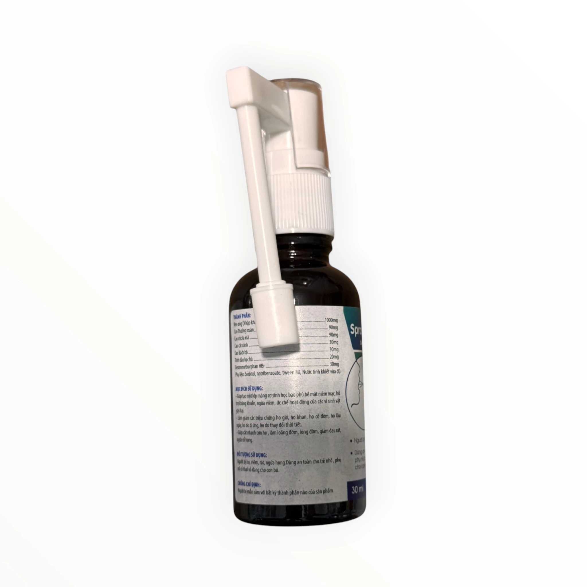 Dung dịch xịt miệng họng Spray Dextro Yalla Keo onggiảm ho, đau rát họng (Chai 30 ml) 4 Spray Dextro Yalla 4