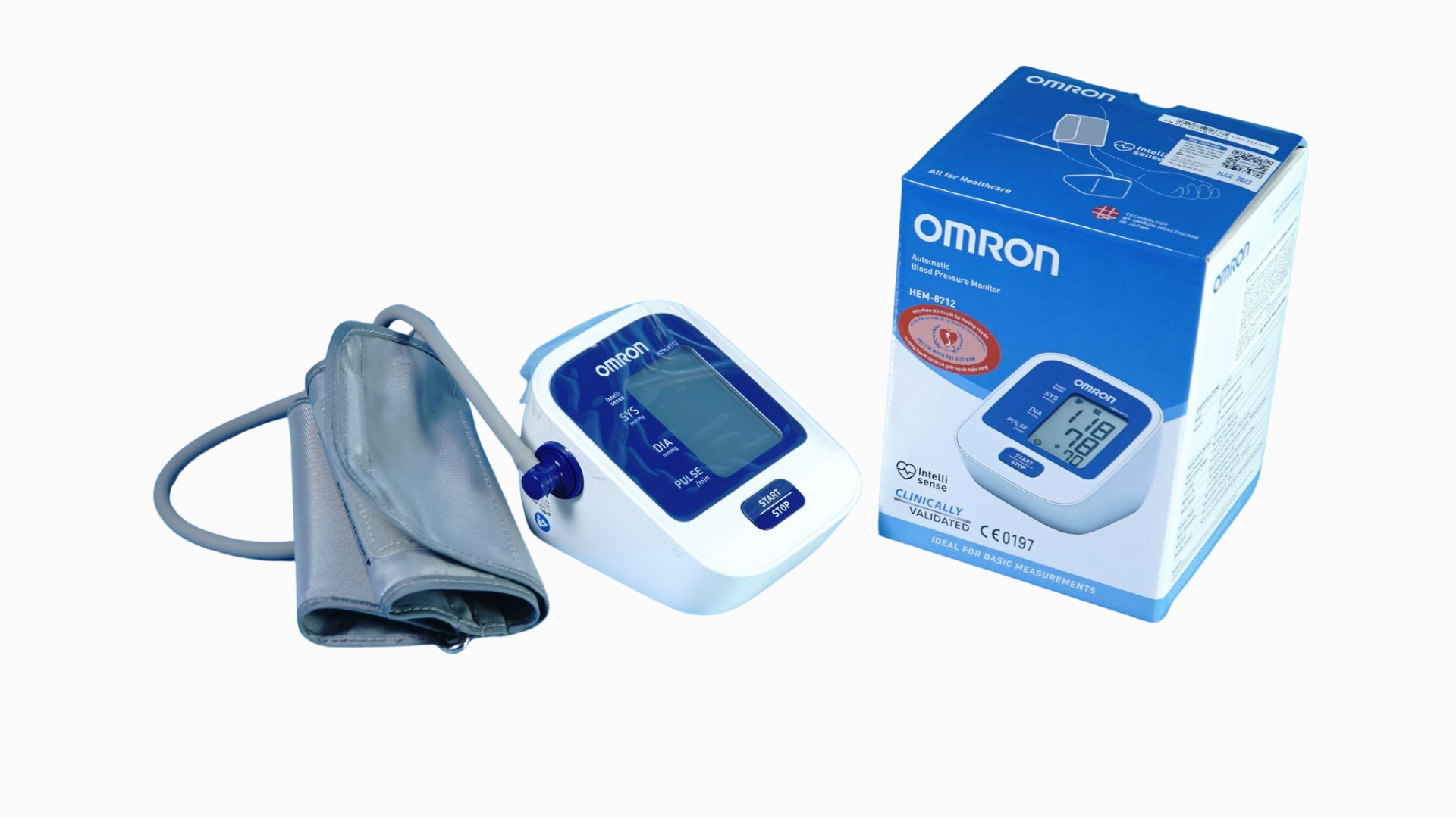 Máy đo huyết áp Omron HEM-8712 2 Máy đo huyết áp Omron HEM-8712 - Ảnh 2