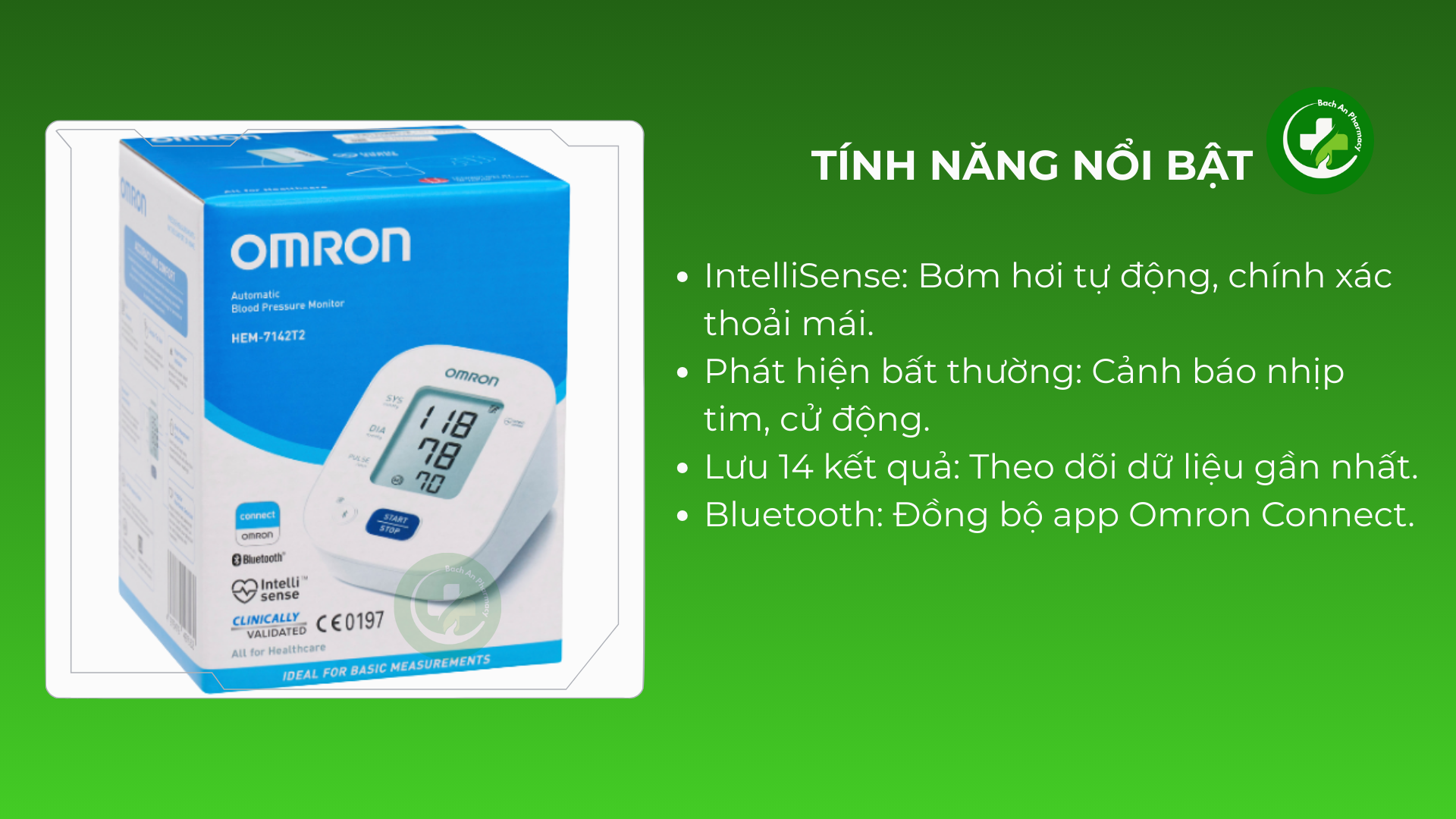 Máy đo huyết áp Omron HEM-7142T2 1 Máy đo huyết áp Omron HEM-7142T2 