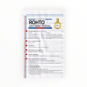 Thuốc nhỏ mắt Rohto Antibacterial Sodium Sulfamethoxazole, ε-Aminocaproic Acid, Chlorpheniramine Maleate Trị lẹo mắt, viêm kết mạc (Hộp 1 lọ 13 ml) 14 Vhoto Antibacteria 7