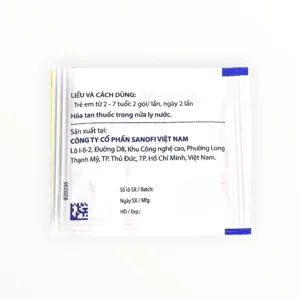 Thuốc cốm Acemuc Kids Acetylcysteine 100mg - Long đờm, tiêu nhầy, giảm ho (Hộp 30 gói x 0,5g) - vỉ 3