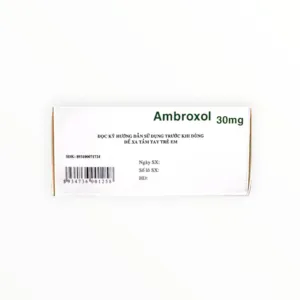 Thuốc Ambroxol 30mg Tipharco trị rối loạn tiết dịch phế quản (Hộp 10 vỉ x 10 viên) 9 Thuốc Ambroxol 30mg Tipharco trị rối loạn tiết dịch phế quản (Hộp 10 vỉ x 10 viên) - hộp 3