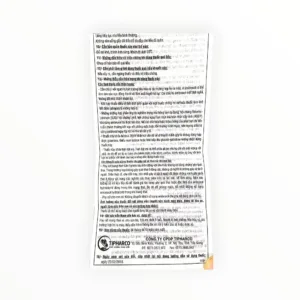 Thuốc Ambroxol 30mg Tipharco trị rối loạn tiết dịch phế quản (Hộp 10 vỉ x 10 viên) 11 Thuốc Ambroxol 30mg Tipharco trị rối loạn tiết dịch phế quản (Hộp 10 vỉ x 10 viên) - tờ hướng dẫn sử dụng 2