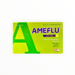 Nhà Thuốc Bách An - Chuỗi nhà thuốc uy tín Hà Nội 93 Thuốc viên nén Ameflu Day Time Acetaminophen 500mg Guaifenesin 200mg Phenylephrine 10mg Dextromethorphan 15mg trị cảm cúm không gây buồn ngủ (Hộp 10 vỉ x 12 viên) - hộp 1