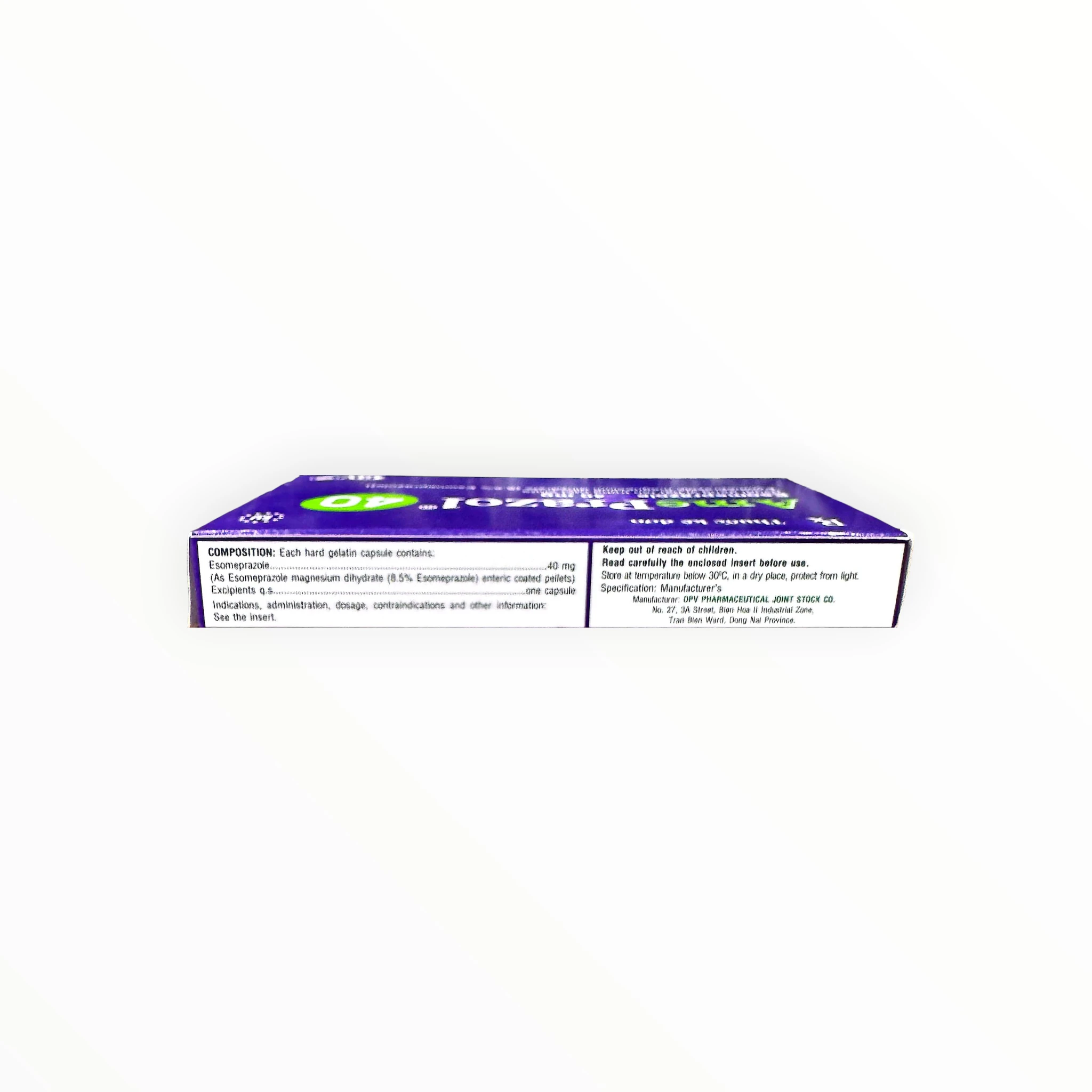 Thuốc AmePrazol 40 Esomeprazole điều trị viêm thực quản trào ngược (Hộp 2 vỉ x 7 viên) 2 AmePrazol 40 - hộp 2