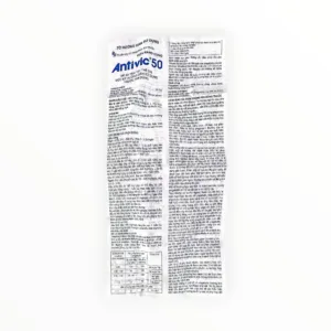 Thuốc Antivic 50 Pregabalin 50mg điều trị đau thần kinh, hỗ trợ động kinh, rối loạn lo âu lan tỏa, đau cơ xơ hóa (Hộp 10 vỉ x 10 viên nang cứng) - tờ hướng dẫn sử dụng 1