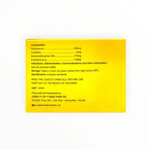 Thuốc Aphacool Paracetamol/Loratadin/Dextromethorphan trị cảm cúm, ho, viêm mũi dị ứng (Hộp 10 hộp x 1 vỉ x 10 viên nén) 6 Thuốc Aphacool Paracetamol/Loratadin/Dextromethorphan trị cảm cúm, ho, viêm mũi dị ứng (Hộp 10 hộp x 1 vỉ x 10 viên nén) - hộp 3