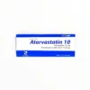 Thuốc Atorvastatin 10 điều trị rối loạn lipid máu, dự phòng biến cố tim mạch (Hộp 3 vỉ x 10 viên) - hộp 1