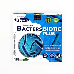 Men viên Bacters Biotic Plus (hộp 100 viên) - hộp 1