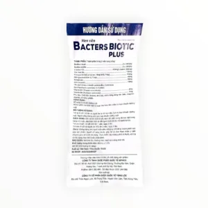 Men viên Bacters Biotic Plus (hộp 100 viên) - tờ hướng dẫn sử dụng 1
