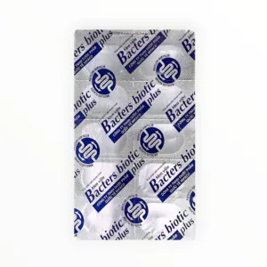 Men viên Bacters Biotic Plus (hộp 6 vỉ x 10 viên) - vỉ 1
