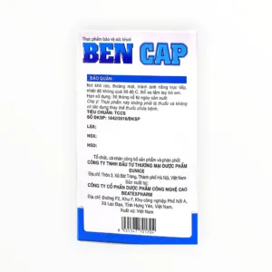 Viên nang cứng Ben Cap Thymomodulin 80mg tăng cường sức đề kháng, hỗ trợ giảm nguy cơ bệnh hô hấp (Hộp 6 vỉ x 10 viên) - hộp 2