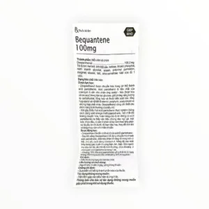 Thuốc Bequantene 100mg Mediplantex Dexpanthenol điều trị chứng rụng tóc lan tỏa (Hộp 2 vỉ x 10 viên) - tờ hướng dẫn sử dụng 1