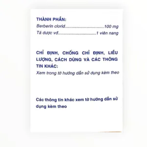 Berberin - hộp 2