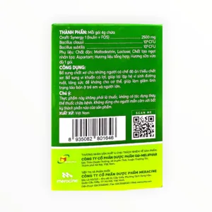 Cốm Bio-acimin Fiber bổ sung chất xơ, giảm táo bón, tăng đề kháng (Hộp 30 gói x 4g) 6 Bio-acimin Fiber - hộp 3