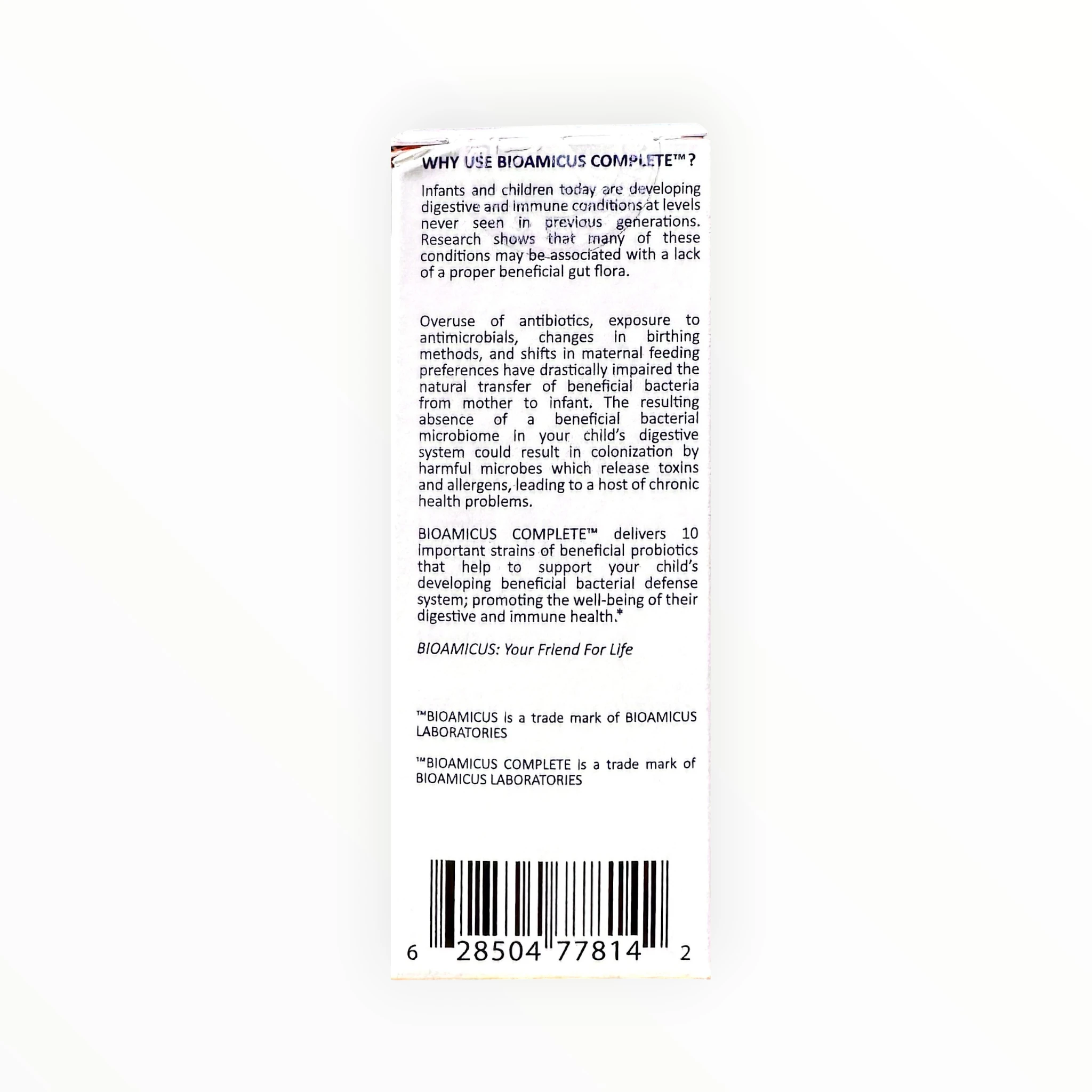 Giọt uống BioAmicus Complete hỗ trợ hệ vi sinh đường ruột, giảm tiêu chảy, táo bón (Lọ 10ml) 3 BioAmicus Complete - hộp 3