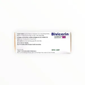 Bivicerin - Hộp 60 viên nang cứng bổ gan Silymarin 70mg - hộp 2