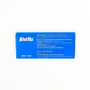 Thuốc Biviflu Paracetamol 500mg, Loratadin 5mg, Dextromethorphan 15mg điều trị cảm cúm (Hộp 6 vỉ x 10 viên) - hộp 2