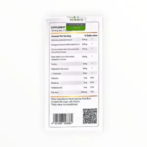 Viên uống Bloomin Ultra Health Dây thìa canh 500mg, Cỏ cà ri 300mg, Quế hỗ trợ ổn định đường huyết (Hộp 30 viên) - hộp 3