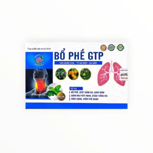 Viên nang Bổ Phế GTP Kim ngân hoa, Tỳ bà diệp, Sa sâm hỗ trợ bổ phế, giảm ho, giảm đờm, đau rát họng (Hộp 30 viên) - hộp 1
