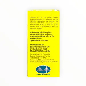 Brivita Vitamin D3 - hộp 3