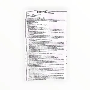 Thuốc viên nén Diclofenac 75 Mekophar Diclofenac Natri 75mg giảm đau, kháng viêm điều trị viêm khớp dạng thấp, thoái hóa khớp (Hộp 3 vỉ x 10 viên) 8 Thuốc viên nén Diclofenac 75 Mekophar Diclofenac Natri 75mg giảm đau, kháng viêm điều trị viêm khớp dạng thấp, thoái hóa khớp (Hộp 3 vỉ x 10 viên) - tờ hướng dẫn sử dụng 1