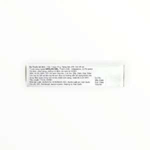 Gel bôi da Dipalen Adapalen 0,1% trị mụn trứng cá nhẹ đến trung bình ở mặt, ngực và lưng (Tuýp 15g) - hộp 3