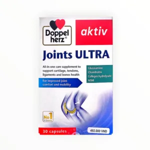 Viên nang Doppelherz Aktiv Joints Ultra Glucosamine 750mg, Collagen, MSM hỗ trợ sức khỏe khớp và sụn (Hộp 30 viên) - hộp 1