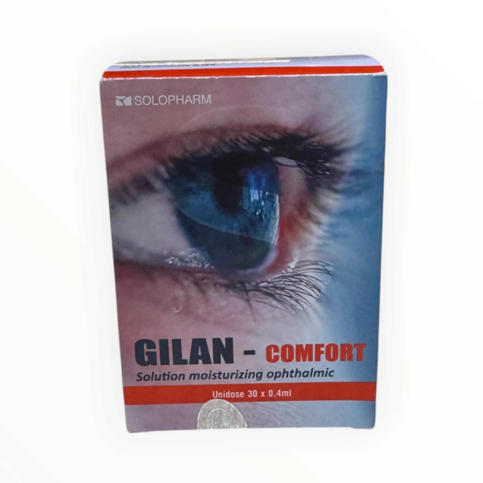 Dung dịch nhỏ mắt Gilan-Comfort Natri hyaluronat giữ ẩm mắt khô, không chất bảo quản (Hộp 30 ống 0,4ml) 1 Hộp dung dịch nhỏ mắt Gilan-Comfort Natri hyaluronat