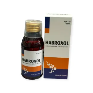 Hộp dung dịch uống Habroxol Dược Hà Nam tiêu đờm