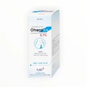 Dung dịch xịt mũi Otrera 0,1% Xylometazoline giảm nghẹt mũi, sổ mũi, viêm xoang (Chai 10ml) 8 Hộp dung dịch xịt mũi Otrera 0,1% Xylometazoline
