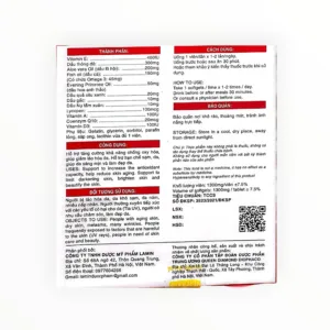 Viên nang mềm E Love Netural 400 Vitamin E 400IU, dầu lô hội hỗ trợ chống oxy hóa, giảm lão hóa da (Hộp 30 viên) - hộp 2