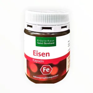 Viên nang Eisen-Kapseln bổ sung sắt, hỗ trợ cải thiện thiếu máu do thiếu sắt (Hộp 60 viên) 9 Eisen-Kapseln - lọ