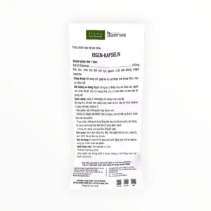 Viên nang Eisen-Kapseln bổ sung sắt, hỗ trợ cải thiện thiếu máu do thiếu sắt (Hộp 60 viên) 11 Eisen-Kapseln - tờ hướng dẫn sử dụng 1