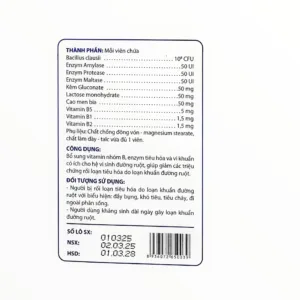 Men tiêu hóa Enzik - hộp 2