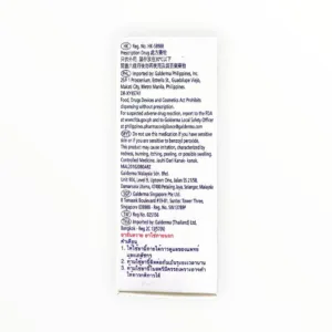 Gel bôi da Epiduo Adapalen 0,1%, Benzoyl peroxid 2,5% trị mụn trứng cá bít tắc, mụn sẩn, mụn mủ (Lọ 15g) - hộp 2