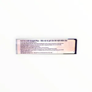 Thuốc EyeGel Plus Dexpanthenol 5% giảm khô mắt, dưỡng ẩm bề mặt nhãn cầu (Tuýp 10g) - hộp 3