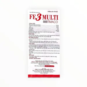 Fe3 Multi Timaco - tờ hướng dẫn sử dụng 1