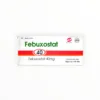 Thuốc Febuxostat 40 điều trị tăng acid uric máu ở bệnh nhân gút mạn tính (Hộp 3 vỉ x 10 viên) - hộp 1