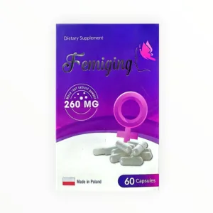 Nhà Thuốc Bách An - Chuỗi nhà thuốc uy tín Hà Nội 77 Viên nang cứng Femiging Maca 260mg, Collagen, St. John's Wort hỗ trợ giảm bốc hỏa, đổ mồ hôi đêm (Hộp 60 viên) - hộp 1