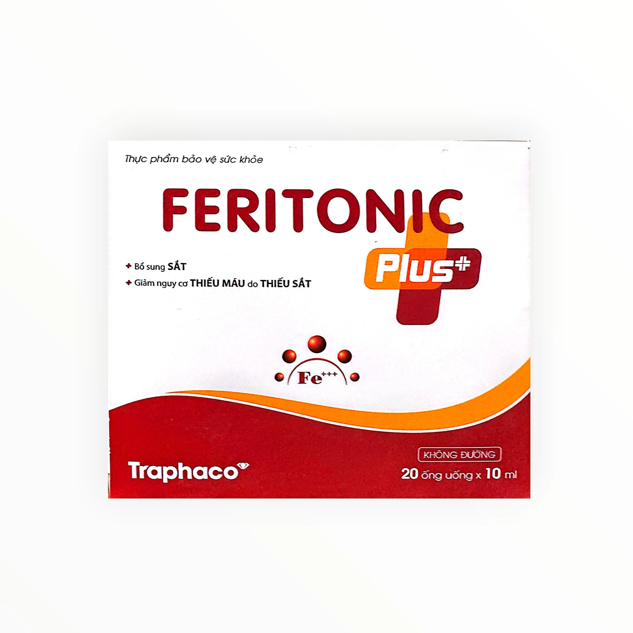 Thuốc Feritonic Plus+ siro bổ sung sắt không đường, giảm thiếu máu do thiếu sắt (Hộp 20 ống x 10ml) 1 Feritonic Plus+ - hộp 2