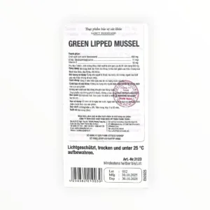 Viên nang Green Lipped Mussel Sanct Bernhard vẹm xanh 450mg hỗ trợ giảm triệu chứng thoái hóa khớp (Hộp 60 viên) - hộp 2