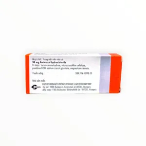 Thuốc Halixol viên nén 30mg Ambroxol hydrochloride long đờm, tiêu chất nhầy đường hô hấp (Hộp 2 vỉ x 10 viên) - hộp 2