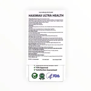 Haximax UltraHealth - tờ hướng dẫn sử dụng 1