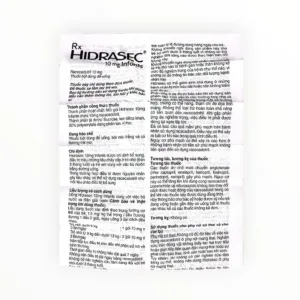 Hidrasec - tờ hướng dẫn sử dụng 1